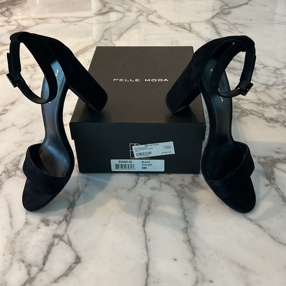 Pelle Moda Bonnie suede black sandal 9m - Picture 5 of 6